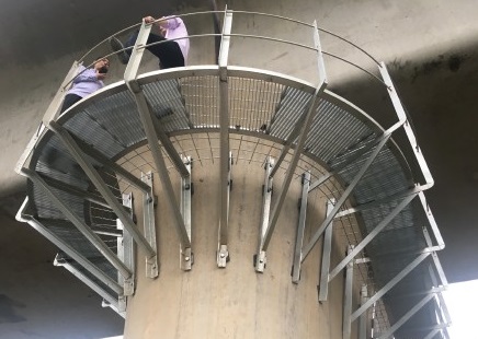 橋梁檢修步道鋼格板工程